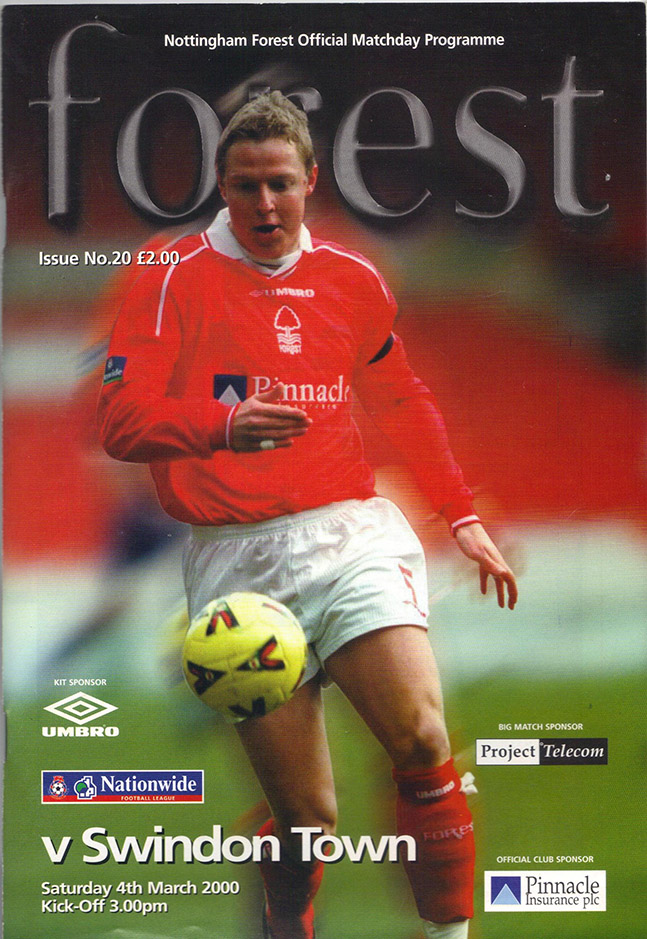 <b>Saturday, March 4, 2000</b><br />vs. Nottingham Forest (Away)